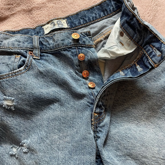 NWT Free people CRVY boyfriend distressed jeans size 28 - Picture 4 of 15